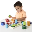 Kép 2/2 - 3D formaegyeztető fa készségfejlesztő - Melissa & Doug