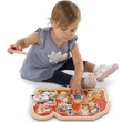 Kép 2/2 - Farm fa forma puzzle fogantyúval - Melissa & Doug