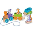 Kép 2/3 - Húzható fa vonat a farm állataival - Melissa & Doug