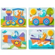 Kép 2/5 - Járművek fa óriás puzzle - Melissa & Doug
