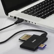 Kép 3/3 - Hama Superspeed Slim Multi usb 3.0 külső kártyaolvasó sd micro sd - fekete (181018)