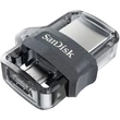 Kép 4/4 - SanDisk Dual Drive m3.0 64 GB USB micro USB pendrive mobil memória 150 MB/s (SDDD3-064G-G46) (173385)