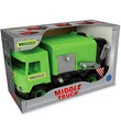 Kép 2/3 - Middle Truck: Kukás autó 43cm zöld - Wader