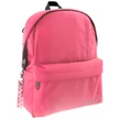 Kép 1/2 - Must: Világospiros négy rekeszes lekerekített iskolatáska, hátizsák 32x17x42cm