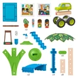 Kép 2/4 - Fisher-Price: Wonder Makers tengerparti bungaló építő készlet 35db-os - Mattel
