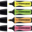Kép 2/2 - Stabilo: BOSS Executive szövegkiemelő különböző színek 4db-os szett