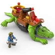 Kép 2/4 - Fisher-Price: Imaginext krokodil és Hook kapitány játékszett - Mattel