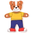 Kép 3/6 - Öltöztethető kutyus fa puzzle 18db-os - Woodyland