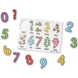 Kép 2/3 - Számok fa puzzle fogantyúval - Melissa & Doug