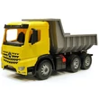 Kép 1/3 - LENA: Mercedes-Benz Actros óriás dömper sárga/fekete 67cm