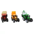 Kép 5/5 - Farmer Truck: Három részes farmer traktor szett utánfutóval 28cm