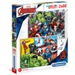 Kép 1/2 - Marvel Bosszúállók Supercolor 2 az 1-ben puzzle 2x60db-os - Clementoni