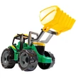 Kép 2/2 - LENA: Óriás traktor homlokrakodóval zöld/sárga 62cm