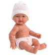 Kép 2/2 - Llorens: Bebita 26cm-es kislány baba kisággyal (26300)