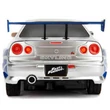 Kép 5/5 - Halálos iramban: RC Brian's Nissan Skyline GT-R (BNR35) távirányítós autó 1/24 - Simba Toys