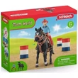 Kép 1/3 - Schleich: Farm World - Hordóverseny cowgirllel játékszett (42576)