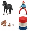 Kép 3/3 - Schleich: Farm World - Hordóverseny cowgirllel játékszett (42576)