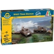 Kép 1/3 - Italeri 1/72 M4A3 75mm Sherman tank 2db-os makett szett