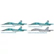 Kép 3/6 - Italeri 1/72 Sukhoi Su-34/Su-32 FN vadászbombázó repülőgép makett