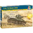 Kép 1/10 - Italeri 1/72 T-34/76 Model 1943 tank makett