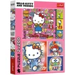 Kép 1/3 - Hello Kitty és barátai 2x200-as puzzle - Trefl