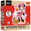 Kép 1/2 - Minnie egér kontúros 50db-os fa puzzle - Trefl