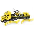 Kép 2/2 - Magic Truck Technic: Kamion buldózerrel és fénnyel 80cm-es - Wader