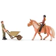 Kép 4/6 - Faunica: Istálló lóval és kiegészítőkkel - Woodyland