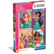 Kép 1/3 - Disney Hercegnők 2 az 1-ben puzzle - Clementoni