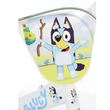 Kép 3/6 - Bluey 12” gyerek bicikli kulacstartóval és oldalkerekekkel fehér-kék-zöld színben – Dino Bikes kerékpár