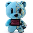 Kép 2/2 - Squid Game DZNR Blue Bear plüss figura Join the Game kiadás 18cm