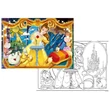Kép 2/2 - A szépség és a szörnyeteg Belle 2 az 1-ben 108db-os puzzle és színező 70x50cm - Lisciani