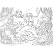 Kép 3/3 - Ariel a kis hableány 2 az 1-ben 108db-os puzzle és színező 50x35cm - Lisciani