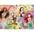 Kép 2/3 - Disney hercegnők 2 az 1-ben 24db-os puzzle és színező 35x25cm - Lisciani