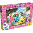 Kép 1/3 - Disney Hercegnők 2 az 1-ben 24db-os puzzle és színező 50x35cm - Lisciani