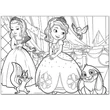 Kép 2/2 - Disney Szófia hercegnő 2 az 1-ben 60db-os maxi puzzle és színező 70x50cm - Lisciani