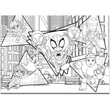 Kép 4/5 - Marvel Spidey 2 az 1-ben maxi 4x48db-os puzzle és színező 35x25cm - Lisciani