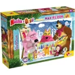 Kép 1/2 - Mása és a medve festés a barátokkal 60db-os maxi padló puzzle 70x50cm - Lisciani