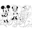 Kép 3/3 - Mickey egér 2 az 1-ben 24db-os puzzle és színező 35x25cm - Lisciani