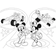 Kép 3/3 - Mickey egér 2 az 1-ben 24db-os puzzle és színező 50x35cm - Lisciani