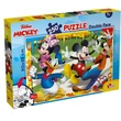 Kép 1/3 - Mickey egér 2 az 1-ben 250db-os puzzle és színező 50x35cm - Lisciani