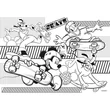 Kép 3/3 - Mickey egér 2 az 1-ben 60db-os puzzle és színező 50x35cm - Lisciani