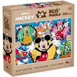 Kép 1/3 - Mickey Egér és barátai 2 az 1-ben 24db-os Eco mini puzzle és színező 35x25cm - Lisciani