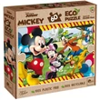 Kép 1/3 - Mickey egér és barátai 2 az 1-ben 60db-os Eco puzzle és színező 70x50cm - Lisciani