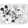 Kép 3/3 - Mickey egér és barátai 2 az 1-ben 60db-os Eco puzzle és színező 70x50cm - Lisciani