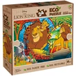 Kép 1/3 - Oroszlánkirály 2 az 1-ben 24db-os Eco maxi puzzle és színező 70x50cm - Lisciani