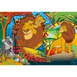 Kép 2/3 - Oroszlánkirály 2 az 1-ben 24db-os Eco maxi puzzle és színező 70x50cm - Lisciani