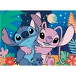 Kép 2/3 - Stitch 2 az 1-ben 24db-os puzzle és színező 35x25cm - Lisciani