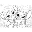 Kép 3/3 - Stitch 2 az 1-ben 24db-os puzzle és színező 35x25cm - Lisciani