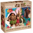 Kép 1/3 - Vaiana 2 2 az 1-ben 60db-os Eco puzzle és színező 70x50cm - Lisciani
